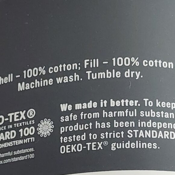 Hearth And Hand With Magnolia Radiant Gray Cotton Textured Stripe Standard Sham - Picture 5 of 16